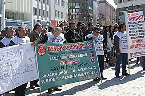 DEBA çalışanları 4. kez eylemde