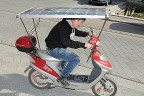 Güneş enerjisiyle çalışan bisiklet