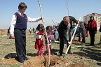 Beş bin fidan toprakla buluştu