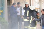Otelde yangın paniği