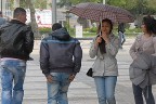 Rüzgâr vatandaşlara zor anlar yaşattı
