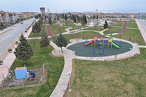 Belediye’den Gümüşler’e park