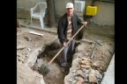 Doğalgaz kazısından insan kemikleri çıktı