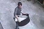 Hırsız böyle yakalandı