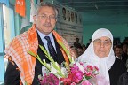Yüksel, annelerle buluştu