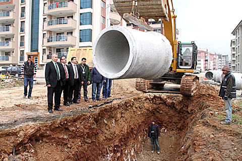 Bağbaşı’na sel için yağmur suyu hattı