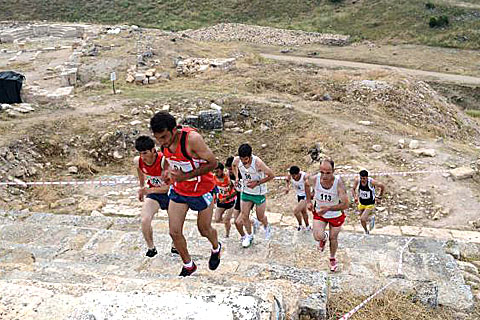 Dağ koşusu Türkiye Şampiyonası Pamukkale’de yapıldı
