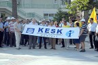 Denizli’de ’KESK’ime dokunma’ eylemi