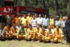 Denizli yangınla mücadele ordusu göreve hazır
