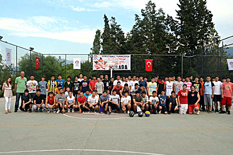 Streetball turnuvası başladı