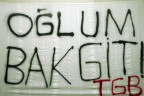 TGB’den ilginç pankartlar