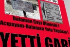 Acıpayamlıların göndermeli yol isyanı!