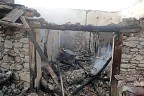 Akdere köyünde korkutan yangın