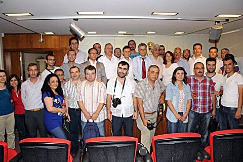 Denizli Gazeteciler Cemiyeti’nde buruk bayram kutlaması