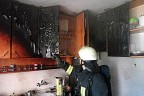 Akkonak’ta alev alan tüp korkuttu