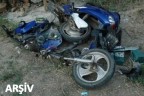 2 motosiklet kafa kafaya çarpıştı: 1 ölü