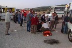 Buldan’da trafik kazası 1 ölü 18 yaralı