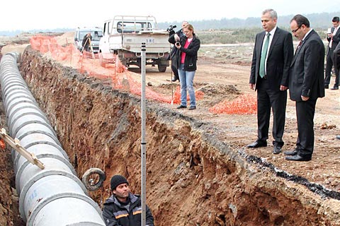 56 km’lik içme suyu ve kanalizasyon hattına başlanıyor