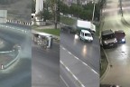 Trafik kazaları mobese kameralarında