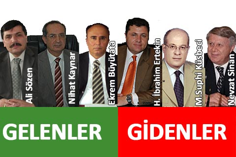 Denizli’den üç vali yardımcısı gitti, yenileri geldi