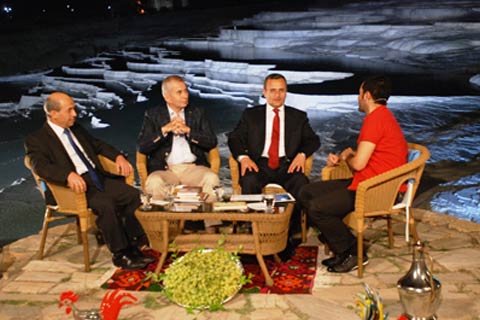 Protokolün sahur yayınında Denizli mesaisi