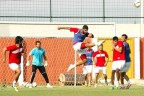 Belediyespor prova yaptı