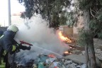 Çöpler imam hatibi yakıyordu