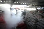 Kömür deposunda çıkan yangın korkuttu