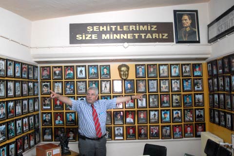 Şehit panosunda yer kalmadı