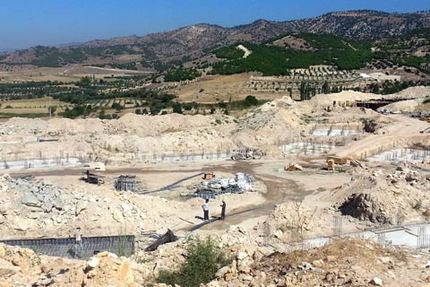 İMO Başkanı Ün, Karahayıt’ta inceleme yaptı