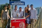 CHP’li gençler hoşgeldin dedi