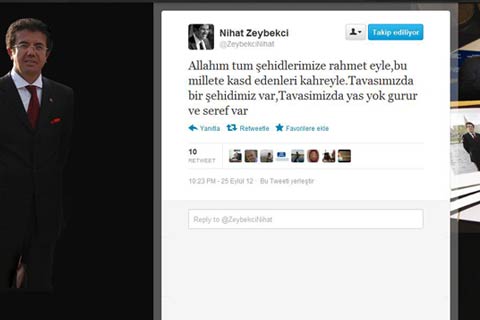 Acı haberi Zeybekci duyurdu