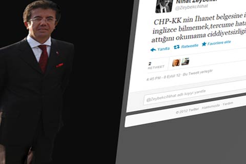 Zeybekci’den Kılıçdaroğluna hain tweeti
