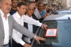CHP Merkez İlçe Başkanı Yurteseven’en Zamlara çıkartmalı protesto