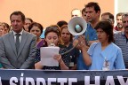 Sağlık çalışanına yönelik şiddet protesto edildi