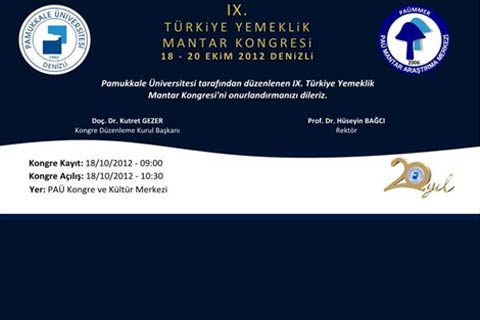 Mantar Kongresi PAÜ’de yapılacak