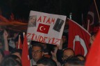 Cumhuriyet yürüyüşünden kareler