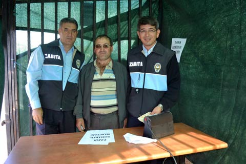Kale’de sahte para kontrol noktası kuruldu