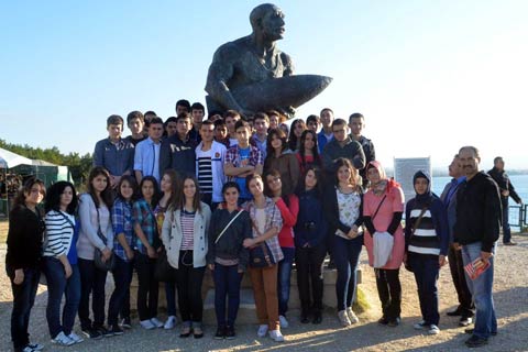 Denizlili bin öğrenci Çanakkale’de