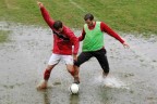 Belediyespor yağmurda çalıştı