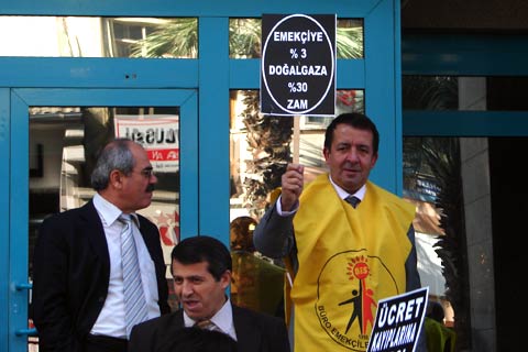 BES’ten bütçe protestosu