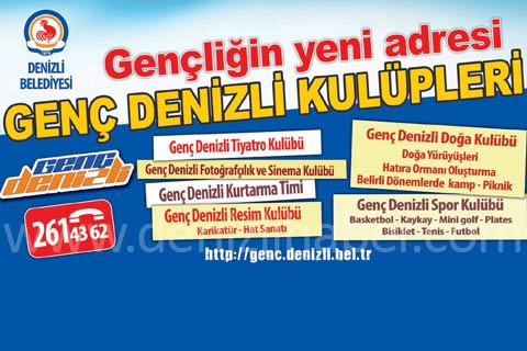 Genç Denizli’den gençlere çağrı