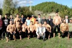 Kale’de pehlivanlı düğün