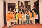 Miniklerden Akgül’e kutlama