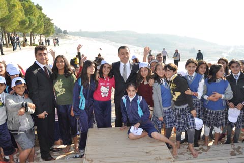 Pamukkale’de Gangnam Style Dansı