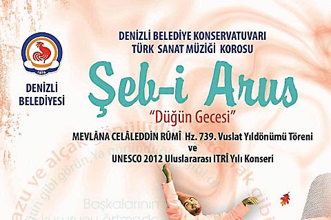 Mevlana ve Itri için anma konseri