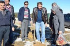 Ters lale soğanları toprakla buluştu