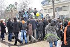 Fidan almak için yarıştılar