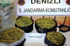 Denizli’de İki operasyonda 9 kg esrar yakalandı