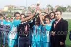 Kız futbolda H.Ahmet Paralı şampiyon